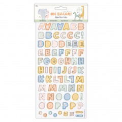 Papermania Alphabet Thicker Sticker - On Safari